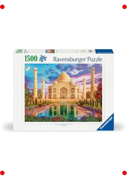1500 Parça Tarihi Yapı Puzzle - Tac Mahal Manzarası fiyatları