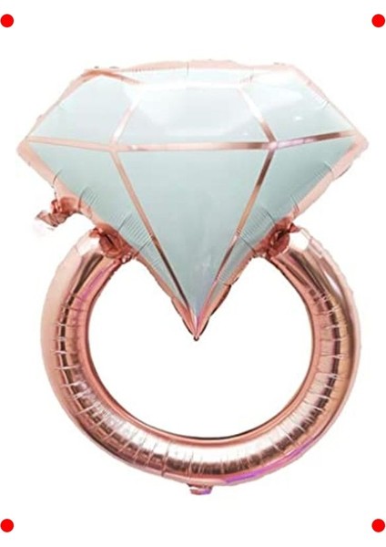 Rose Gold Yüzük Şekilli Folyo Balon - Bride To Be
