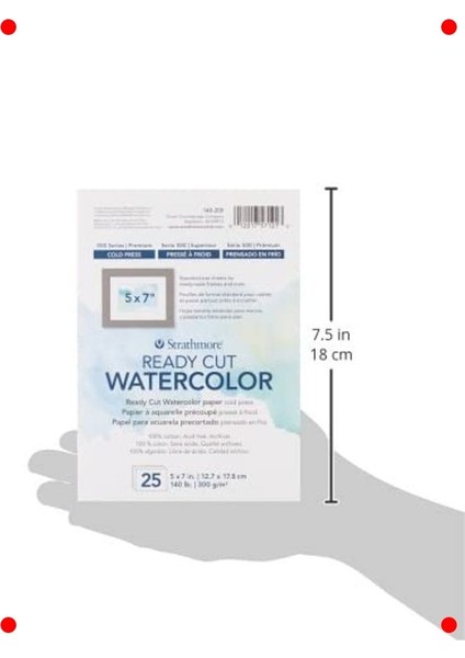 Hazır Kesim Suluboya Kağıdı 25 Yaprak fırsatları