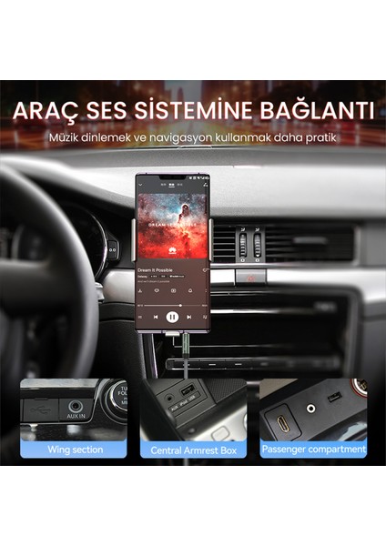 3.5mm Jack TRS Hi-Fi Örgülü AUX Ses Kablosu 3 Metre fırsatları