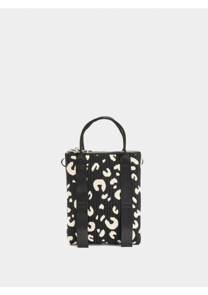 Jakarlı File Cep Telefonu Çantası