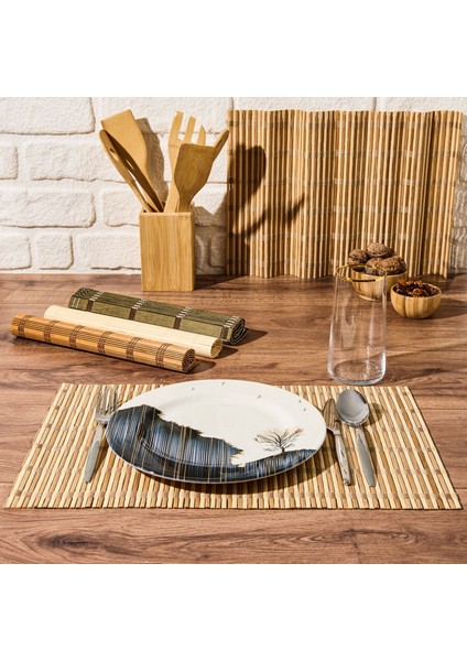 Bambu Amerikan Servis - 30X40 cm - Asorti