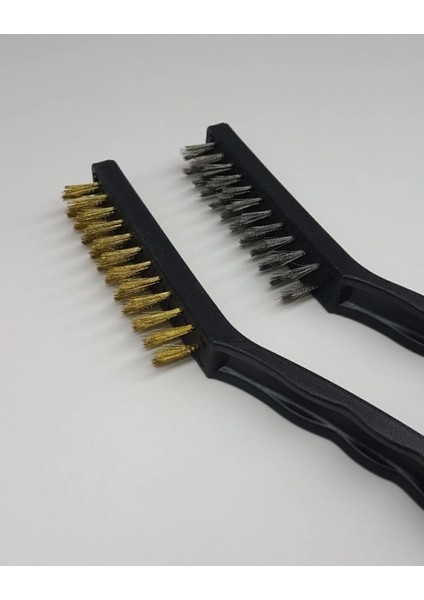 Dev Boy 2li Detay Temizlik Fırça Seti Araba -Mutfak Ocak - Fayans Temizlik Fırça (Çelik-Bakır) fırsatları