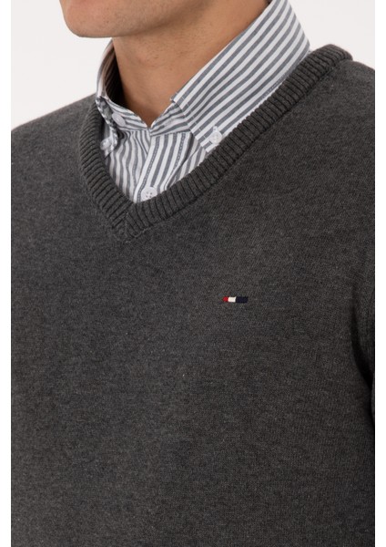 Erkek Antrasit Melanj Kazak /triko 50313668-VR081