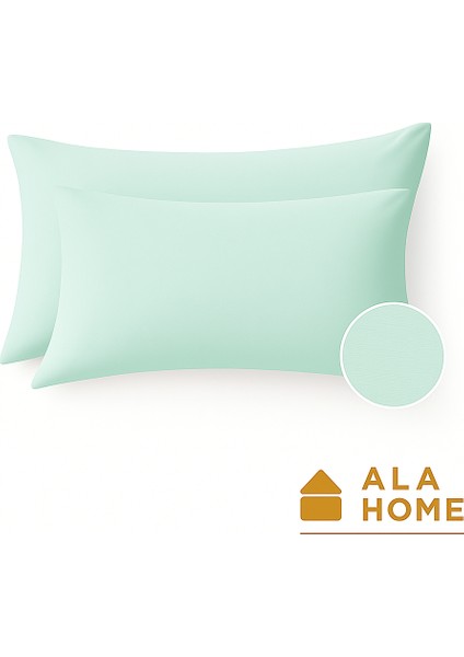 2'li Penye Yastık Kılıfı Seti | %100 Pamuk | Flaplı