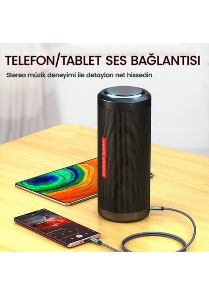 3.5mm Jack TRS Hi-Fi Örgülü AUX Ses Kablosu 3 Metre