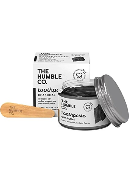 4 Adet Humble Toothpaste In Jar, Kavanoz Diş Macunu (Kömür) 50 ml