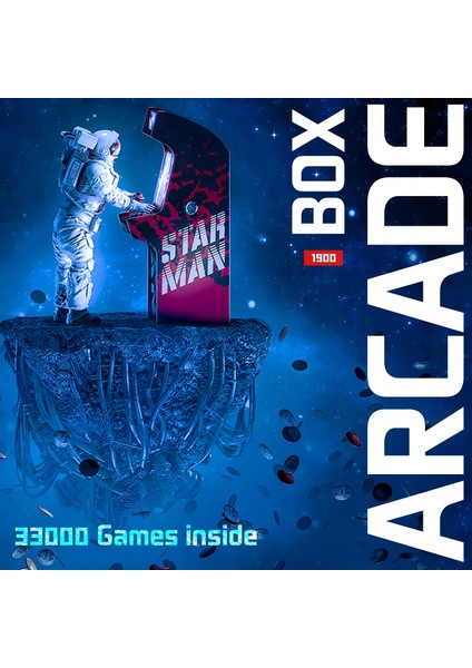Arcade Box AD1900 – 4K Hd Retro Oyun Konsolu | 33.000+ Klasik Oyun, 2 Kablosuz Kol, PS1/N64/DC/NEOGEO Destekli fırsatları