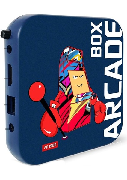 Arcade Box AD1900 – 4K Hd Retro Oyun Konsolu | 33.000+ Klasik Oyun, 2 Kablosuz Kol, PS1/N64/DC/NEOGEO Destekli