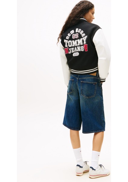 Siyah Kadın Standart Işlemeli Bomber Ceket DW0DW21628BDS modelleri