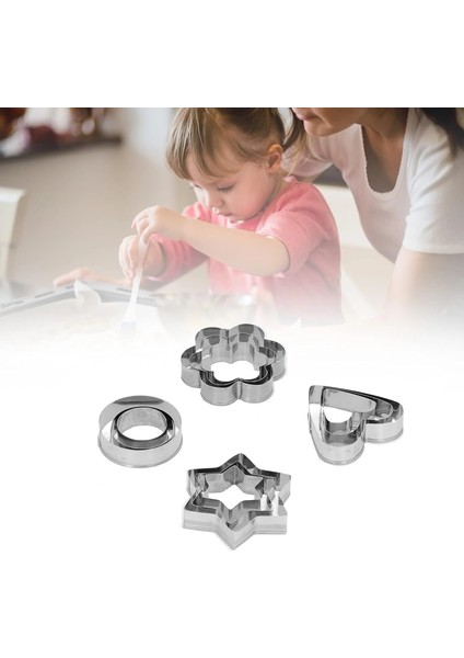 Kek Kalıbı - Bisküvi Kalıbı - Fondan Kalıbı 12 Adet modelleri