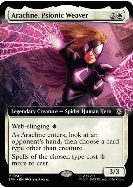 Arachne, Psionic Weaver Foil R-0245 Lisanslı Oyun Kartı