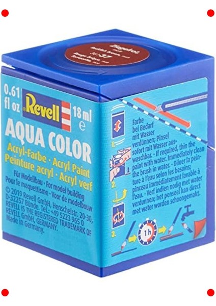 Mat Kızıl Kahve Maket Boyası 18 ml fiyatları