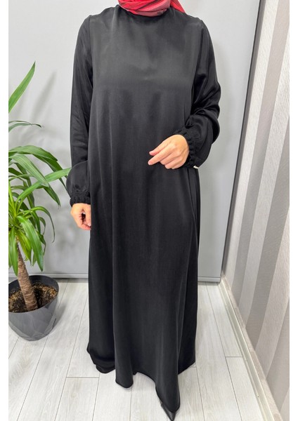 Cupro Ipek Elbise Siyah T26K-4015 fırsatları