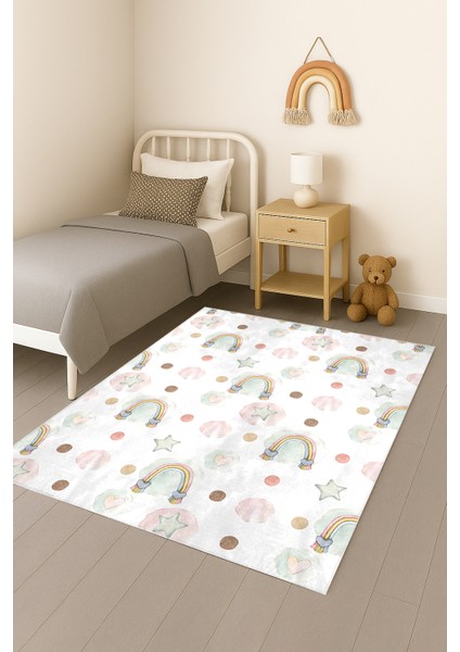 Balerin Kelebek ve Çiçekli Bambu Çocuk Odası Halısı fiyatları