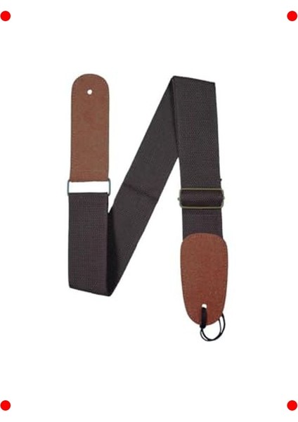 Kahve Renk Gitar Omuz Askısı: Konforlu & Ayarlanabilir