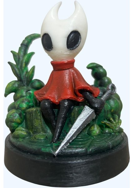 Orman Temalı Figür – Hollow Knight: Silksong Fan Art Figürü | El Boyama Koleksiyonluk Dekoratif Obje