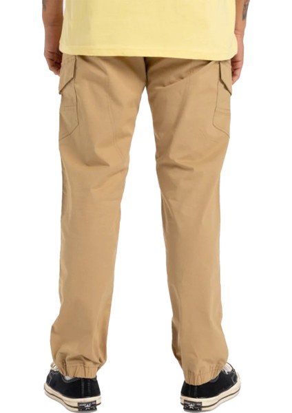 EQYNP03321 Mw Cuffed Cargo Bej Normal Kalıp Erkek Pantolon