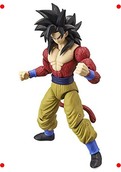 16CM Super Saiyan 4 Goku Poz Verilebilir Figür