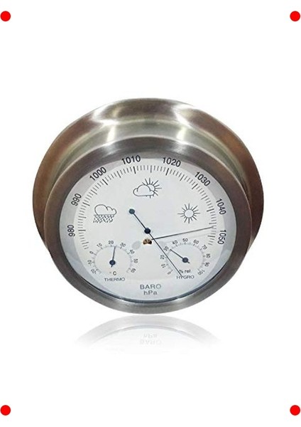 Büyük Beyaz Mekanik Barometre - Hava Durumu Takibi modelleri