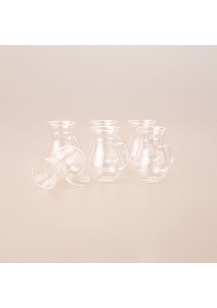 Star Borosilikat Cam 6'lı Çay Bardağı - Şeffaf fiyatları