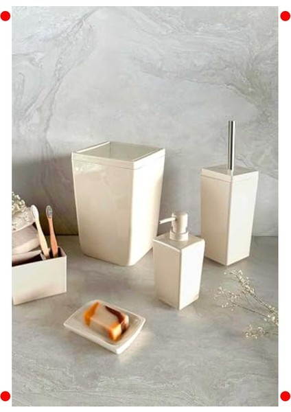 Bej Rengi Dekoratif Banyo Seti fiyatları