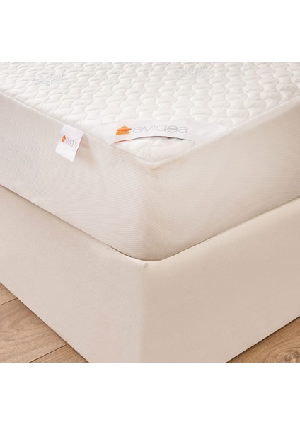 Soft Fitted Çift Kişilik Serinletici Alez - Beyaz - 160X200 cm fiyatları