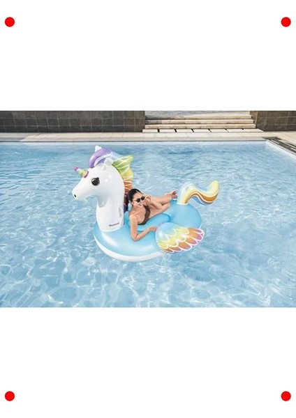 Büyük Boy Binilebilir Unicorn Havuz Oyunu fırsatları