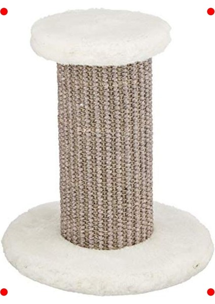 Duvara Monte Kedi Tırmanma Basamağı - Gri/beyaz