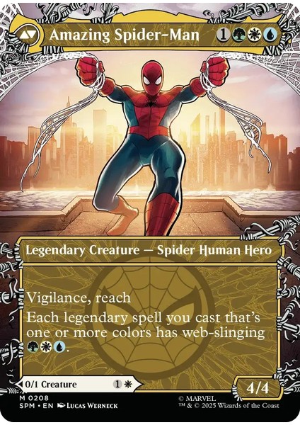 Amazing Spider-Man M-0208 Lisanslı Oyun Kartı