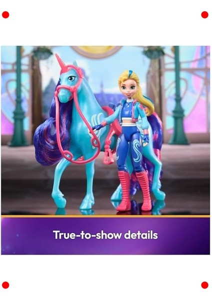 Tek Boynuzlu At ve Binici Bebek Seti - Aksesuarlı modelleri