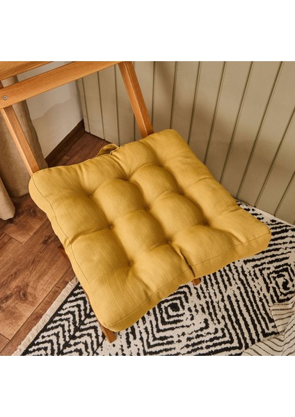 Soft Traum Sandalye Minderi - Hardal - 45X45 cm fiyatları