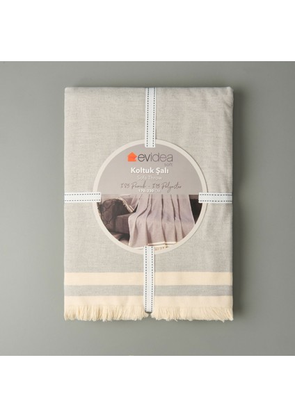 Soft Dalinda Koltuk Şalı - Gri - 170X230 cm modelleri
