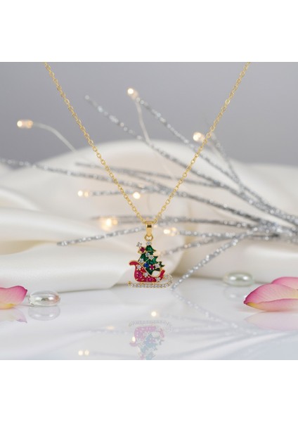 316L Paslanmaz Çelik Kadın Kolye Yılbaşı | Yusso fiyatları