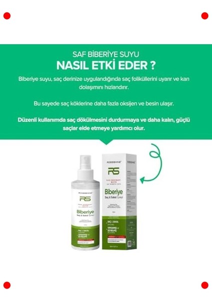 Doğal Biberiye Saç Toniği - Dökülme Karşıtı ve Hızlı Uzatma fırsatları