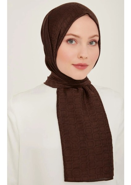 Trend Dama Şal 2 - 1134 Kahverengi