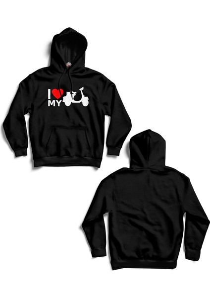 I Love My Vespa / Hoodie modelleri