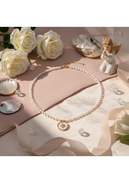 316L Paslanmaz Çelik Kadın Inci Kolye | Yusso fiyatları