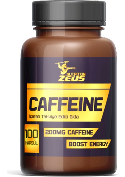 Zeus Nutrition Caffeine 100 Kapsül