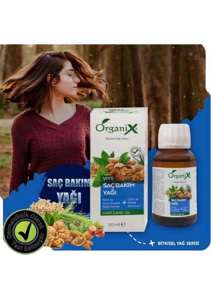 2' Li Doğal Saç Bakım Yağı Seti - Saç Bakım Yağı & Tatlı Badem Yağı - Gür ve Parlak Saçlar Için 2X50 fiyatları