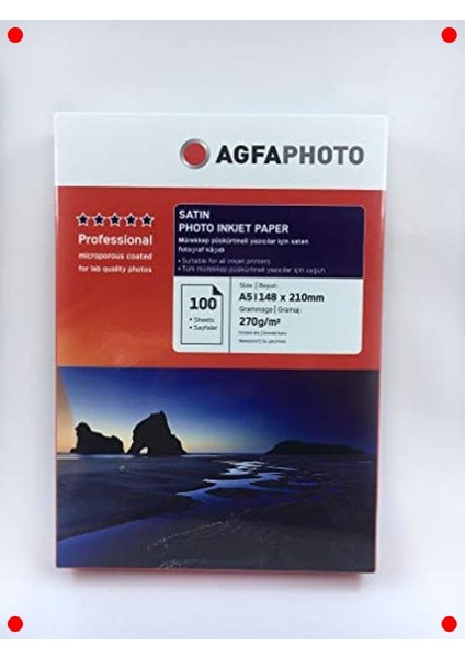 15X21 cm Mat (Saten) Fotoğraf Kağıdı - 270GR, 100'LÜ