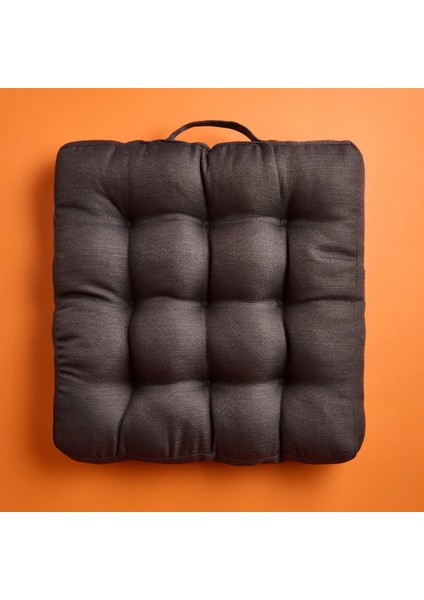 Soft Traum Sandalye Minderi - Antrasit - 45X45 cm