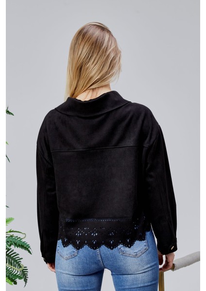 Scuba Süet Lazer Kesim Ceket fiyatları