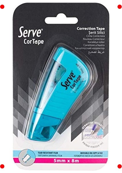 Fosforlu Mavi Şerit Silici - 5mm x 8 Metre