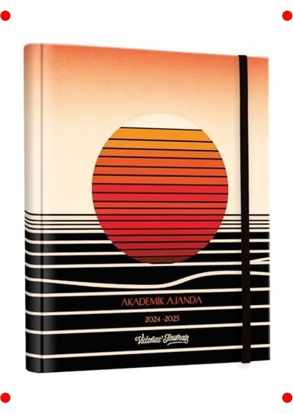 Akademik Ajanda 2024-2025 Gizli Spiralli 17X23CM
