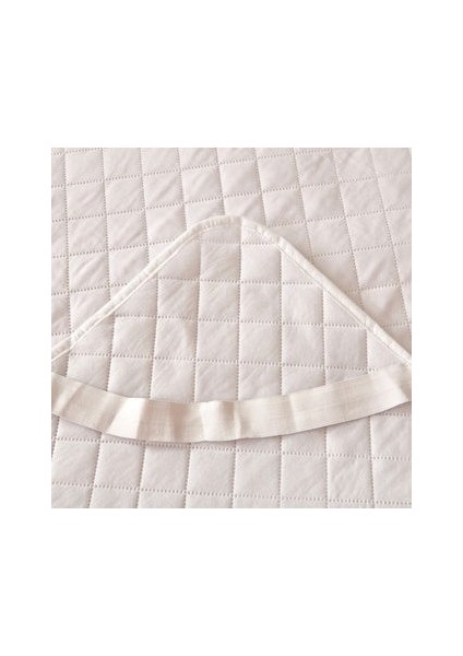 Soft Nando Basic Çift Kişilik Lastikli Alez - Beyaz - 160X200 cm fiyatları