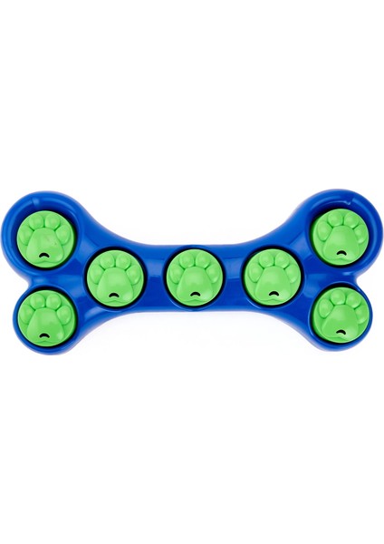 Köpek Ödül Puzzle Oyuncağı - Mavi / Yeşil - 39 cm