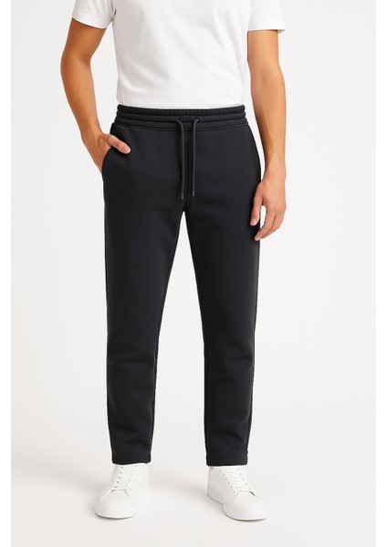 Erkek Düz Paça Rahat Kesim Premium Kumaş Eşofman Altı fiyatları