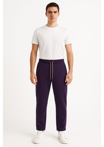 Erkek Düz Paça Rahat Kesim Premium Kumaş Eşofman Altı fiyatları