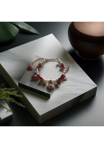 Kedi ve Köpek Için Noel Babalı Kırmızı Yeni Yıl / Noel Kolyesi fırsatları